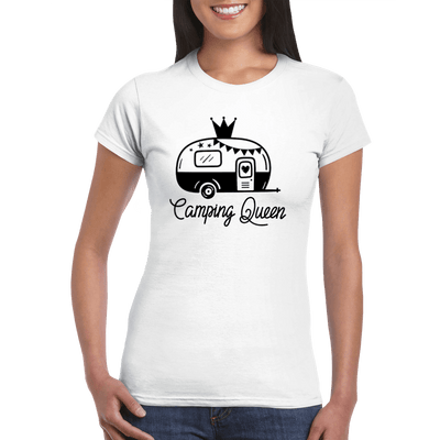 Camping Queen Women's Crewneck T-Shirt